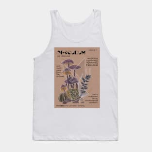 Obscurum Cover Page | Fictional Scientific Journal Black Tank Top